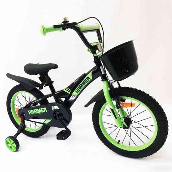 Дитячий велосипед з додатковими колесами Hammer, Двоколісний велосипед з додатковими колесами ON-19 Івано-Франківськ