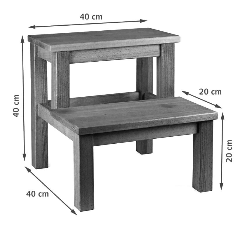 Лавка-сходинка "Белі" бланже Миколаїв - фото 2