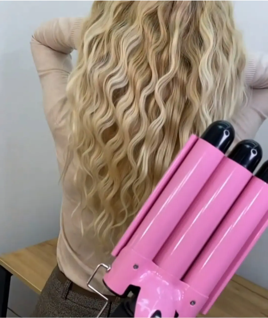 Щипці GEMEI GM-1956-25 Triple, 3 варіанти укладання, керамічне покриття, потужність 45-65W, обертовий шнур Одеса - фото 3