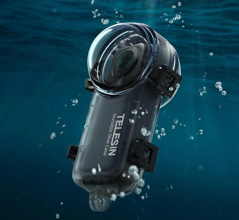 Аквабокс Insta360 X4 защитный бокс 50м Telesin S4-WTP-08-TIS Киев - изображение 2