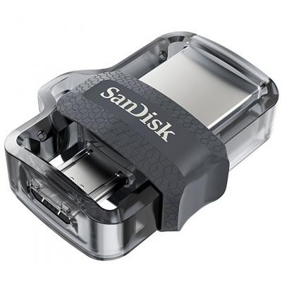 USB флеш накопичувач SanDisk 64GB Ultra Dual Black USB 3.0 OTG (SDDD3-064G-G46) Вінниця - фото 4