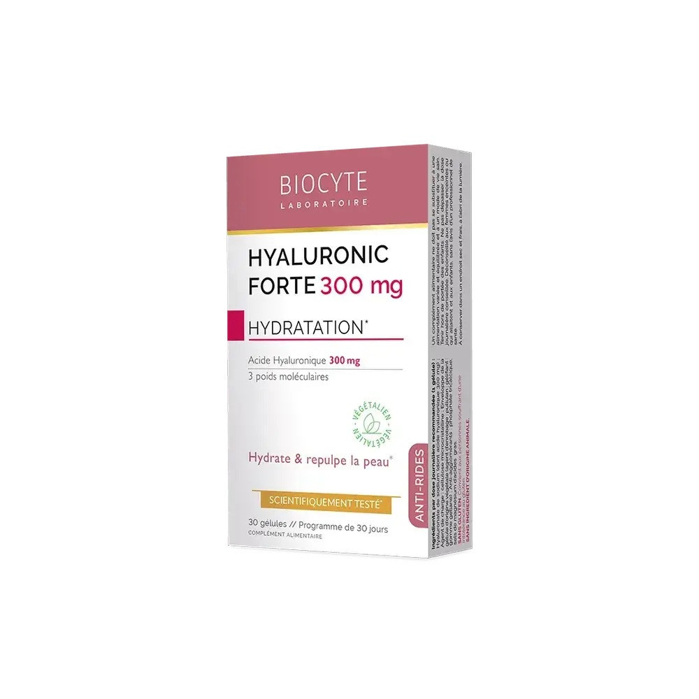 Biocyte Зволоження та антивіковий догляд Hyaluronic Forte 300 Mg, 30 капсул Дніпро - фото 1