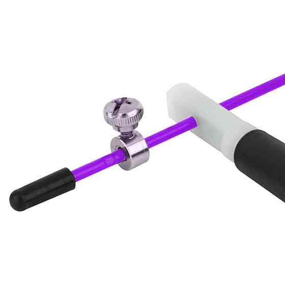 Скакалка швидкісна PowerPlay 4202 Ultra Speed Rope Фіолетова (2,9m.) Кам'янське