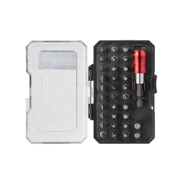 Набор отверточных насадок с держателем 33 ед. INTERTOOL VT-3380 Киев - изображение 4