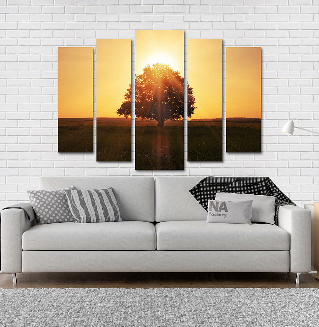 Модульна картина Дерево Захід Art-38_5 Київ - фото 2