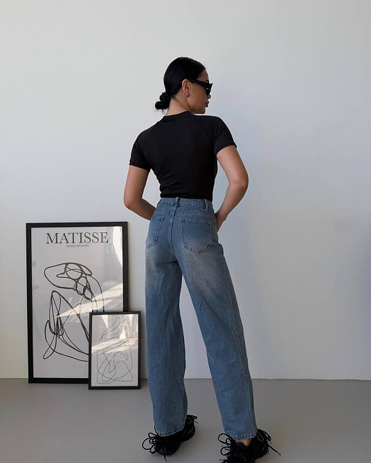 Жіночий базовий боді на блискавці мікродайвінг Чорний, 46/48 Одеса - фото 3