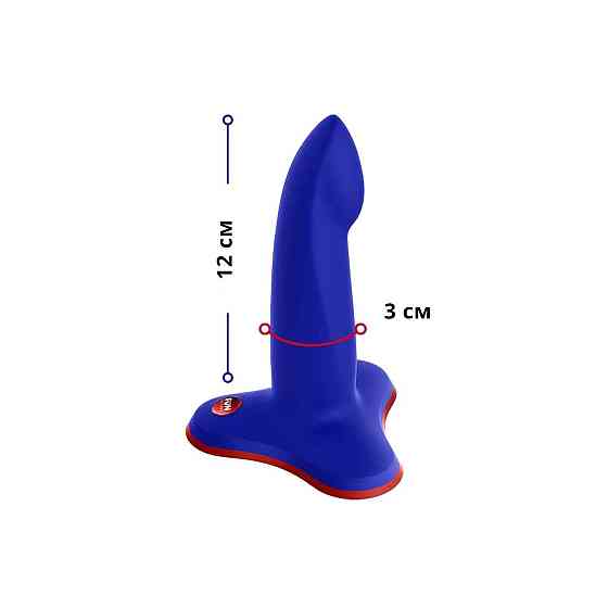 Фаллоимитатор Fun Factory LIMBA FLEX S, синий, гибкий, с эффектом памяти, подходит для точки G Sex Aura Киев