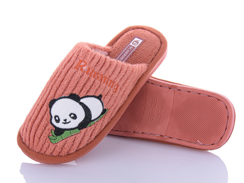 Тапочки закриті жіночі з Пандою м' Одеса - фото 9