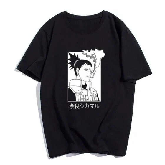 Футболка для мальчика с аниме принтом Наруто оверсайз (рост от 165 до 180 ) Черный AnimeT00032m Днепр