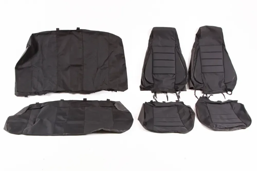 Чихли на сидіннях 2107 Avto-fortuna Пілот з паралоном чорні Вінниця - фото 1