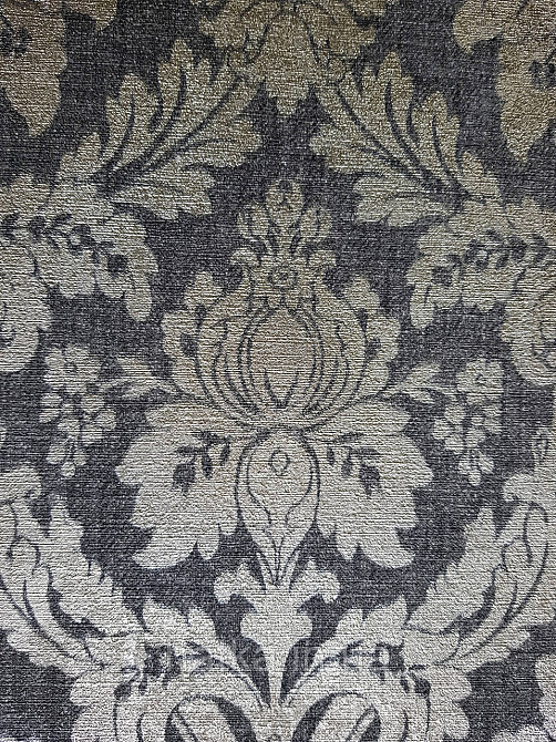 Шовілові на фрізеліні AS creation Perfect 1.06Х10 класика вензель дамаск золотом на чорному Київ - фото 4