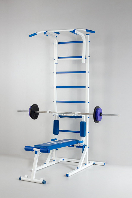 Шведська стінка Качай Залізо Універсал Спортивні стінки і турніки для дому розбірна Київ - фото 7