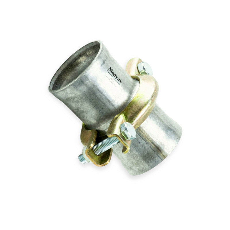 Хомут d=51 с патрубком 10см глушителя Мукачево - изображение 1