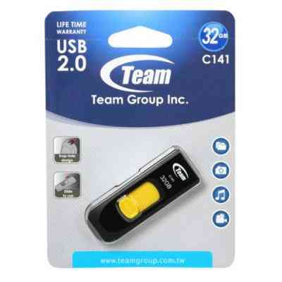 USB флеш накопитель Team 32GB Team C141 Yellow USB 2.0 (TC14132GY01) Винница
