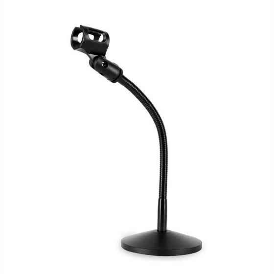 Набір студійних мікрофонів з USB-мікрофоном чорного кольору та настільною підставкою для мікрофона (Німеччина, Рівне