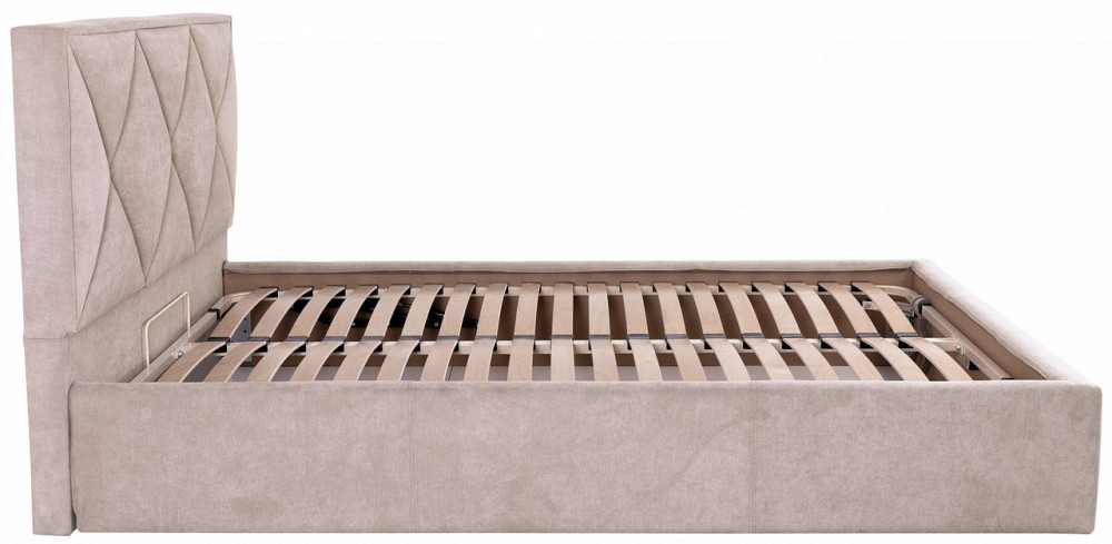 Кровать Двуспальная Leeds VIP 160 х 200 см Мисти Mocco С дополнительной металлической цельносварной рамой Мокко Днепр - изображение 14