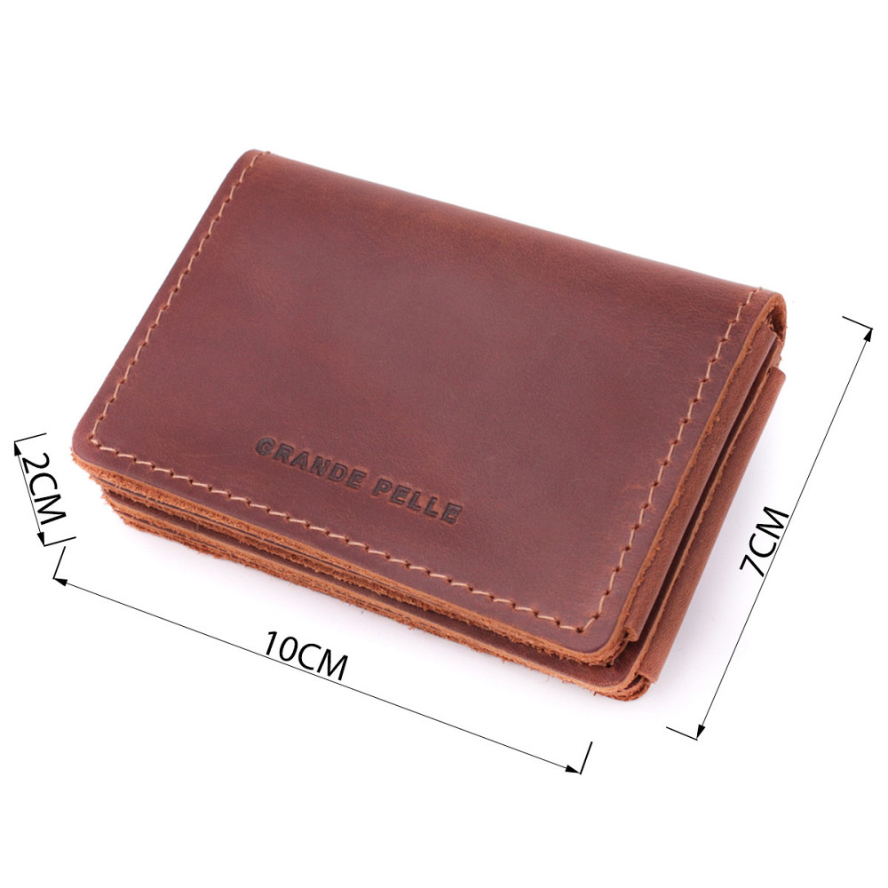 Стильна обкладинка на автодокументи у вінтажній шкірі Світло-коричнева (GRANDE PELLE) Київ - фото 7