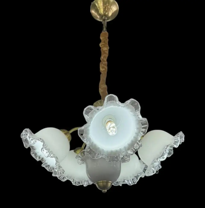 Светодиодная люстра Колокольчик 5019 (Золотая) на 5 плафонов Винница - изображение 3