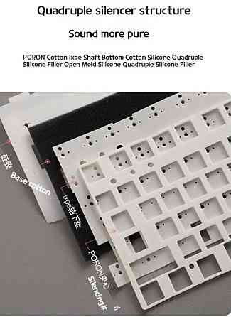 Бездротова ігрова механічна клавіатура royal kludge rk r75 pro. Київ