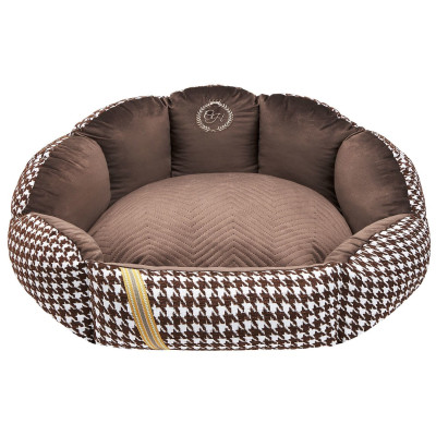 Лежак для животных Chloe's Home Positano S коричневый (CLH4524) Винница - изображение 1