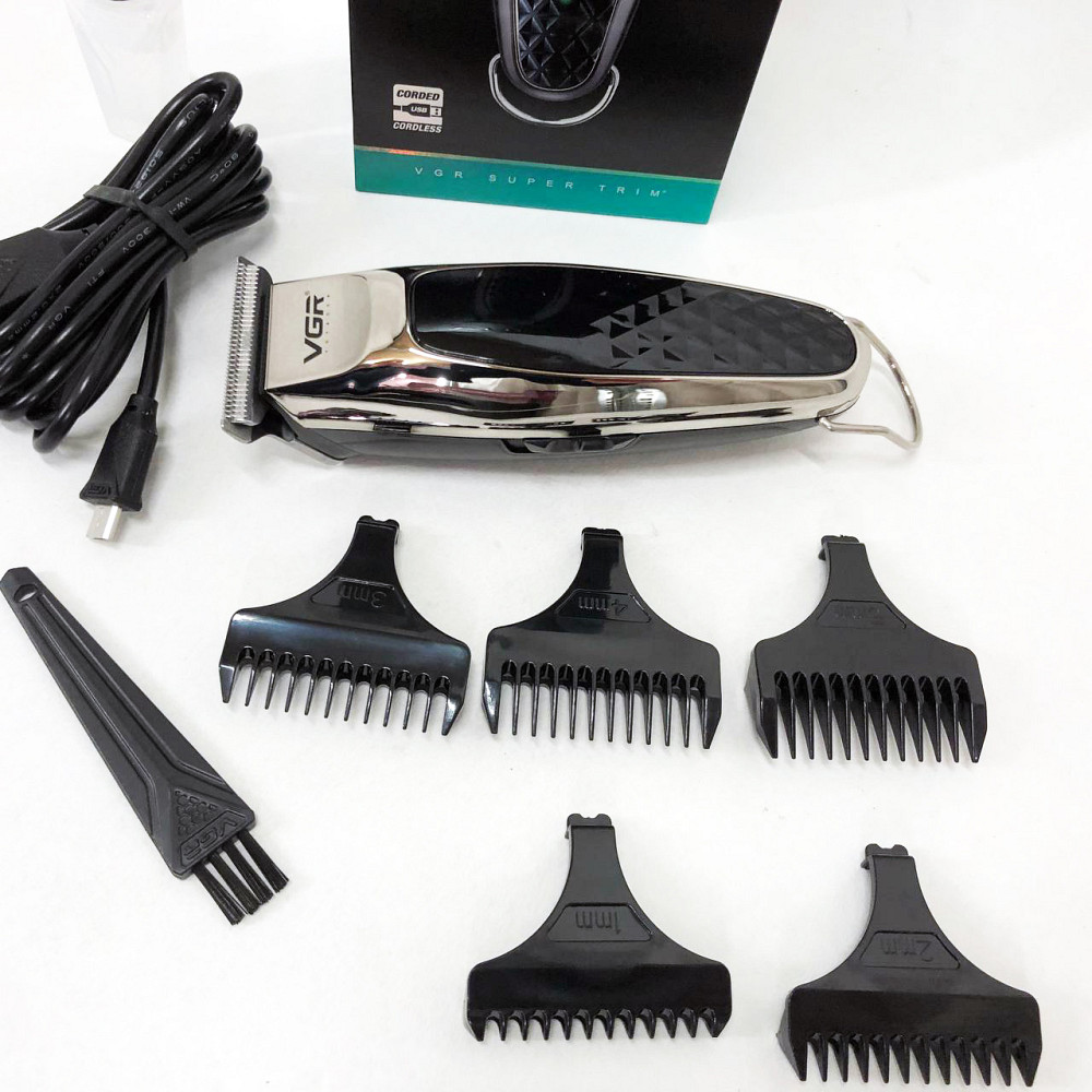 Машинка для стрижки волос мощная VGR, Модная машинка для стрижки волос окантовки RX-27 Львов - изображение 10