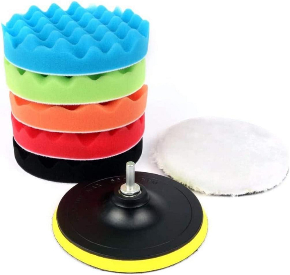 Набор насадок для полировки и шлифовки авто, 6 штук Киев - изображение 6