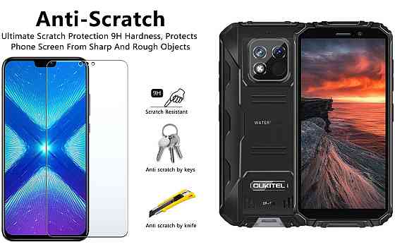 Захисне скло NeoGlass для Oukitel WP18, WP18 Pro – надпрозоре та стійке Київ