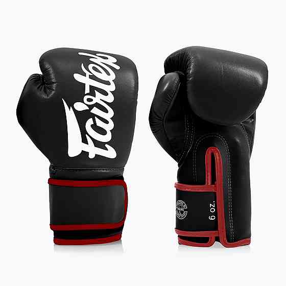 Боксерські рукавиці Fairtex BGV14 Black 16 унцій (бинти в комплекті) Каменское
