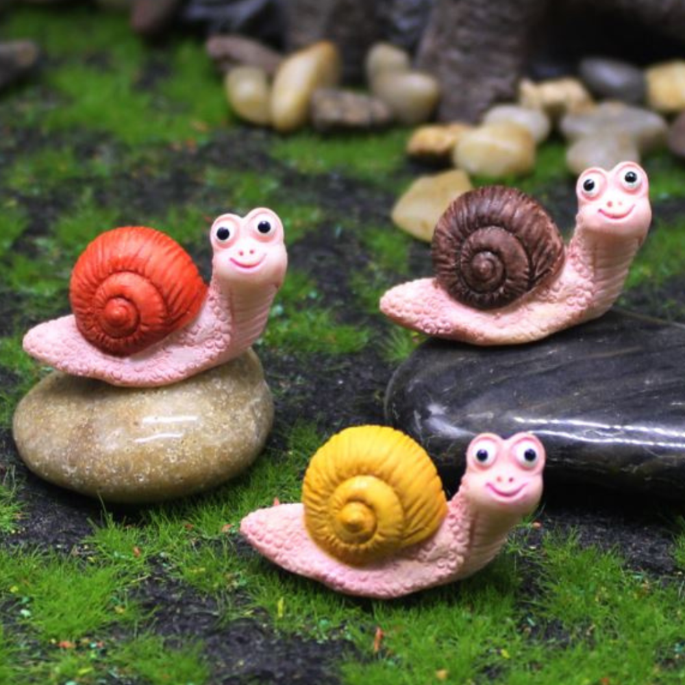 Декоративные фигурки Веселые Улитки для мини-сада, флорариума, моссариума, вазона, микроландшафта Одесса - изображение 2