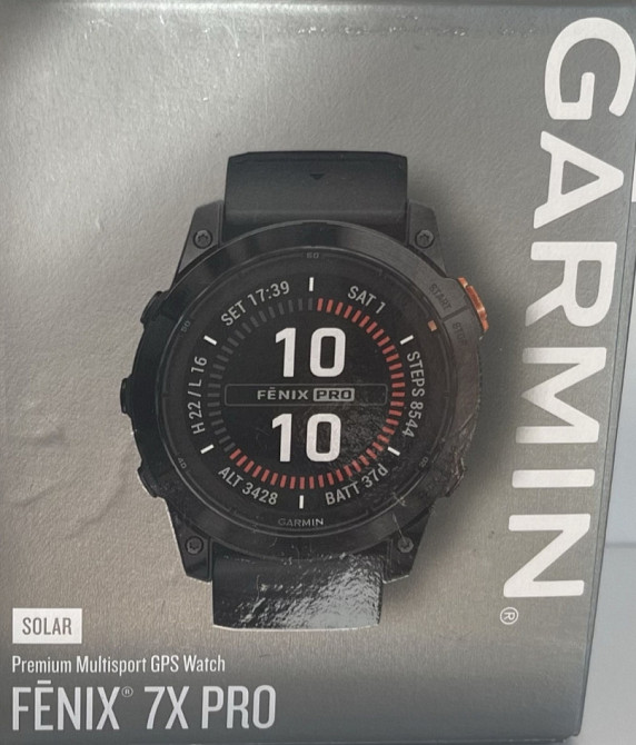 Смарт-Часи Garmin Fenix 7X Pro Solar Slate Gray Black 010- 02778-01 Київ - фото 2