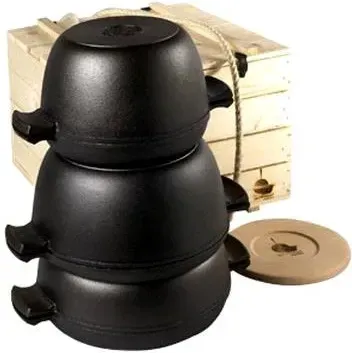 Skeppshult Набір каструль master w drewnianej skrzyni 3 el 0610wb Київ