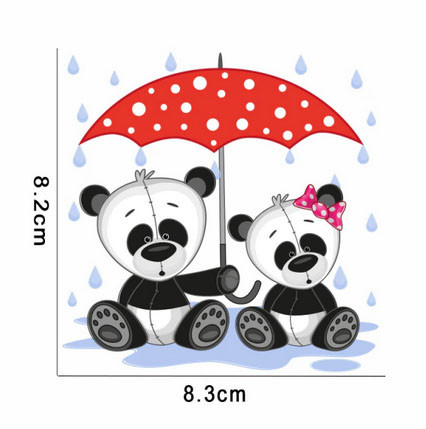 Термонаклейка детская аппликация для одежды Панды Киев - изображение 1