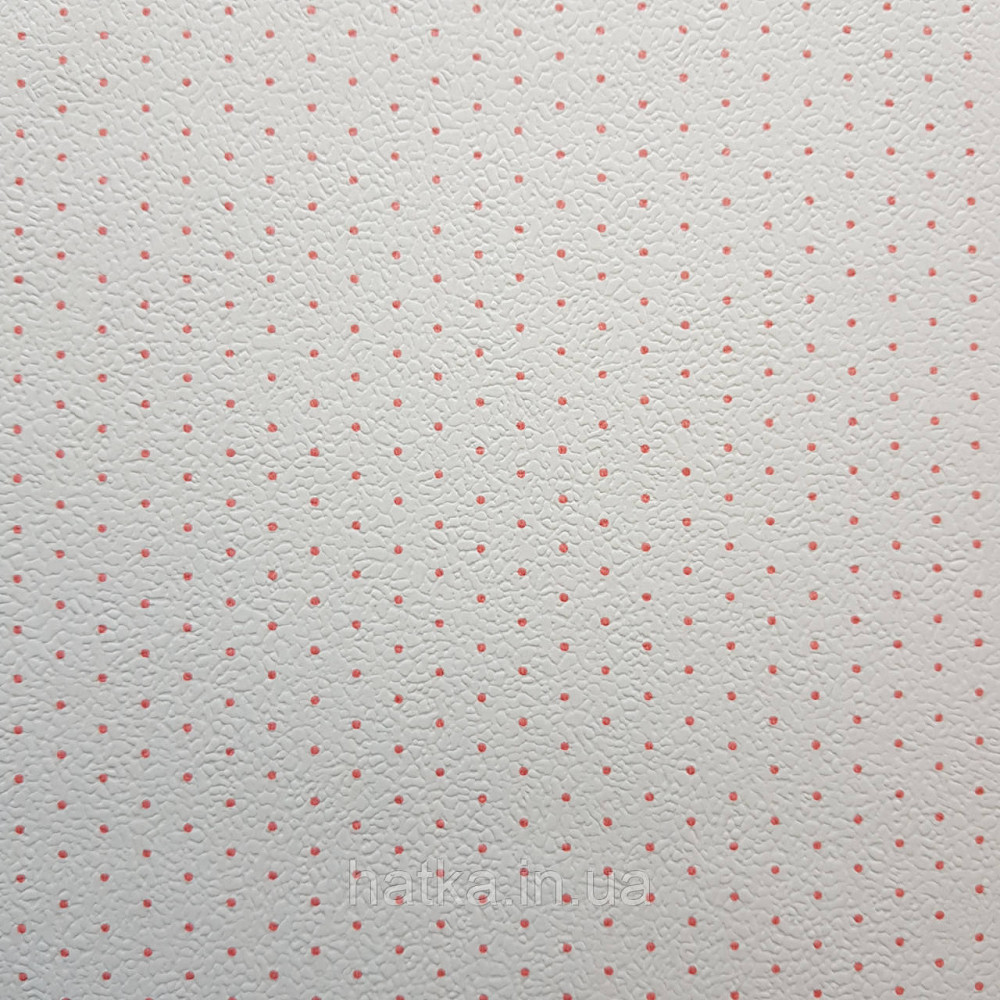 Обои виниловые на флизелине 0.53х10 Rasch Textil Petite Fleur 5 точки красные на белом Киев - изображение 2
