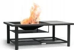 Гриль Blumfeldt Duże Palenisko Ogrodowe Ruszt 122X87cm Stal Stolik 10041255 Киев