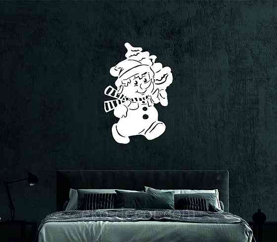 Декоративне настінне Панно «Сніговик», Декор на стену Київ