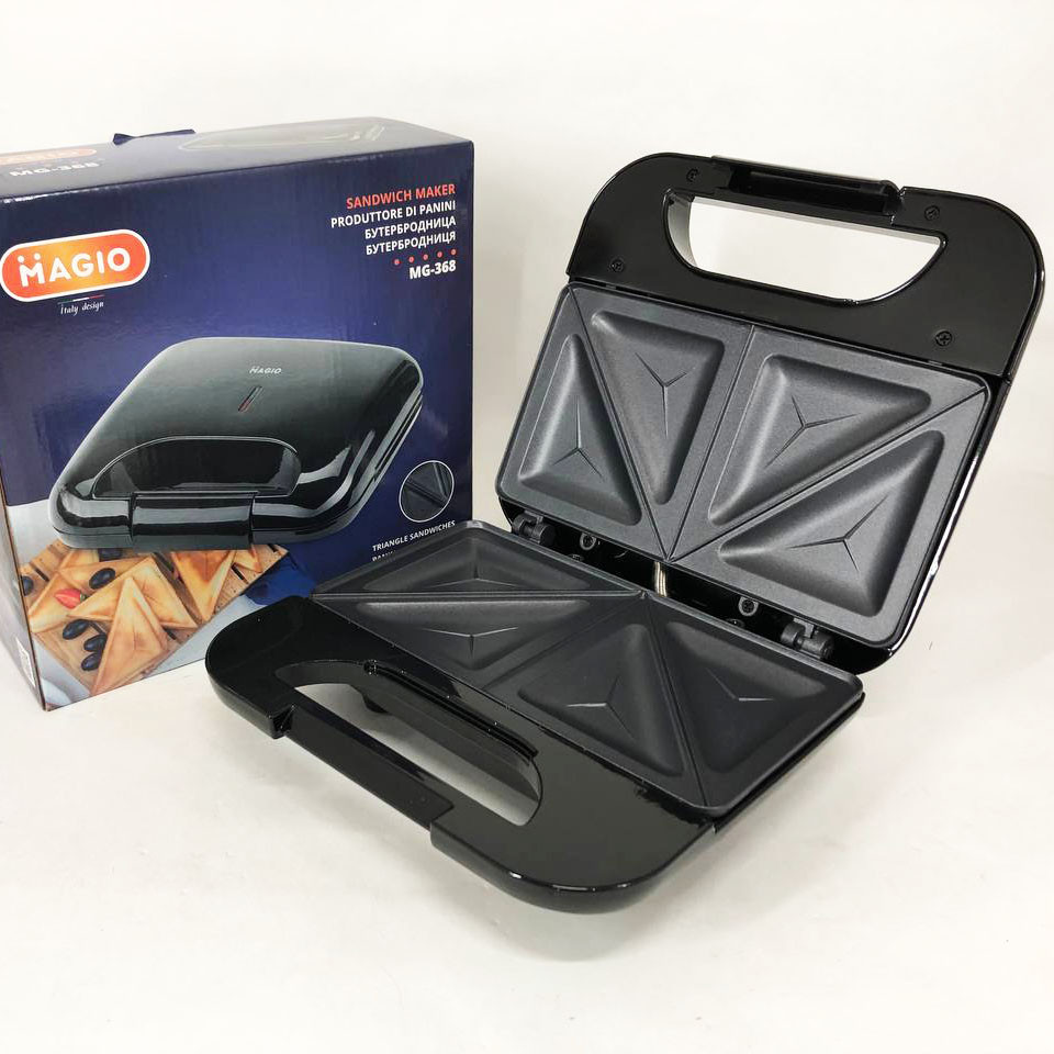 Бутербродниця з антипригарними панелями, Електрична сендвічниця-бутербродниця, Бутербродниця професійна HY-30 Львів - фото 12