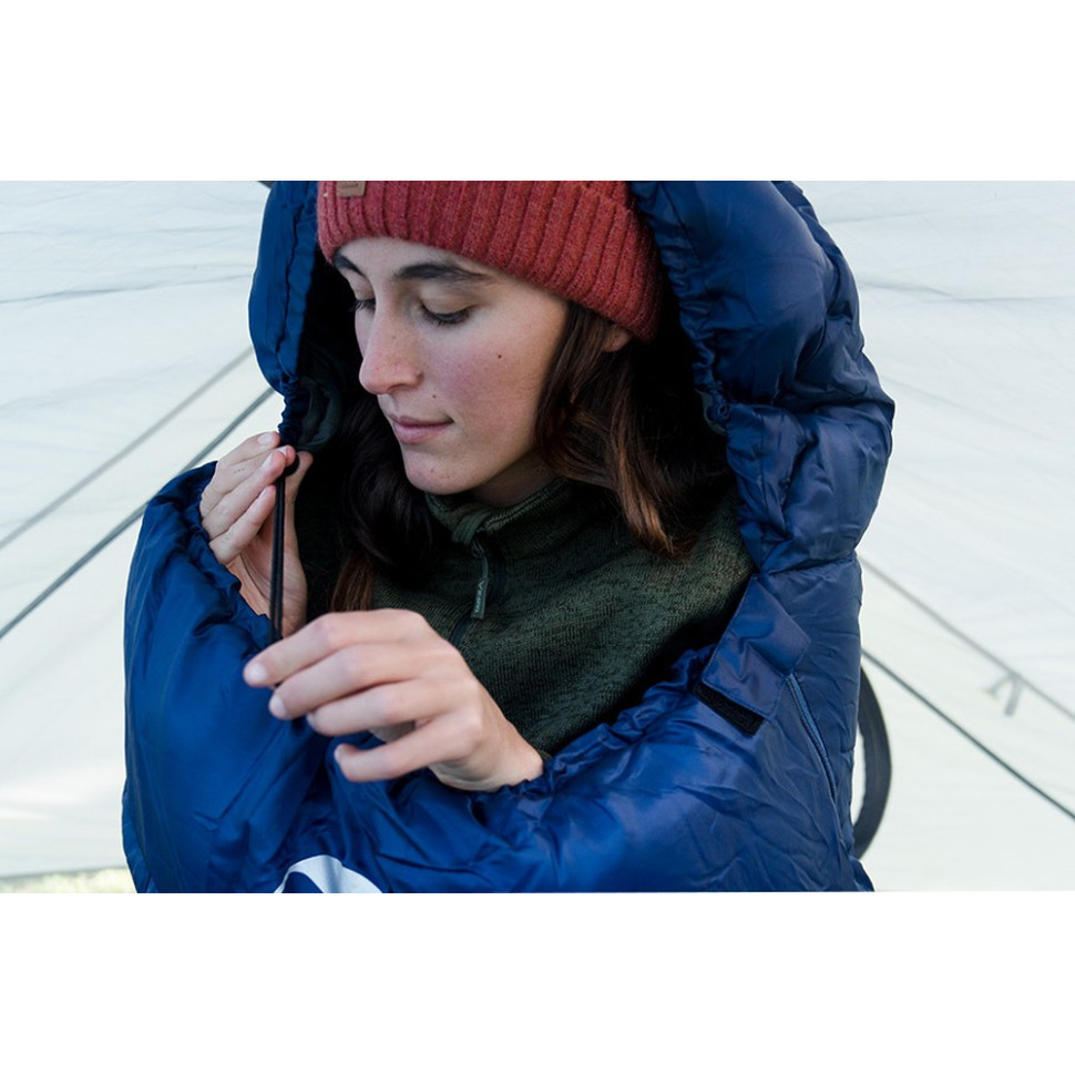 Спальник з капюшоном Naturehike MJ600 CNK2300SD014, темно-блакитний Київ - фото 7
