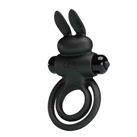 Ерекційне віброкільце PRETTY LOVE VIBRANT PENIS RING III Black Sex Aura Київ