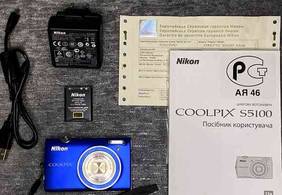 Фотоапарат Nikon COOLPIX S5100 G7x єфектом. Київ