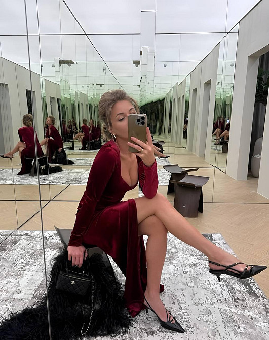 Жіноче привабливе елегантне довге плаття королівський щільний оксамит Бордо, 42/44 Одеса - фото 4