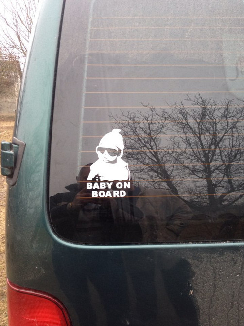 Наклейка на авто Ребенок в машине"Baby on board" с Киев - изображение 3