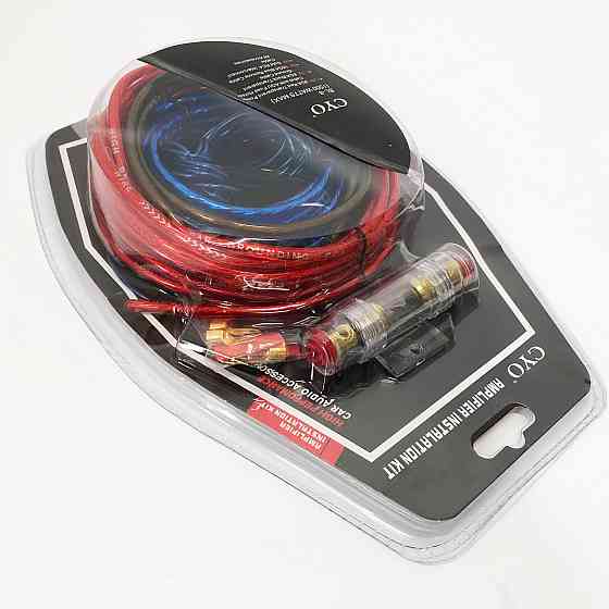 Набор проводов для установки саббуфера kit MD 8, набор кабелей для автоакустики AM-44 Львов