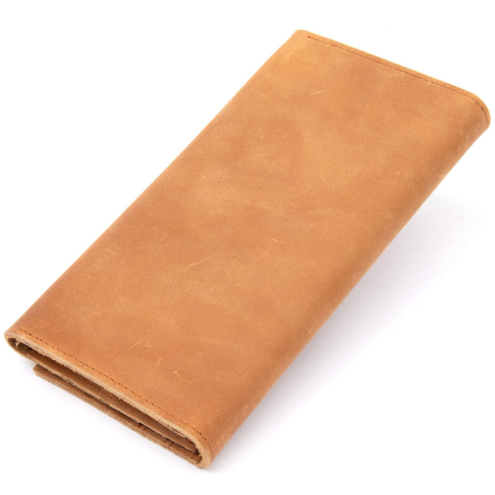 Портмоне в ретро стиле и матовой коже Рыжий (Vintage) Киев - изображение 6