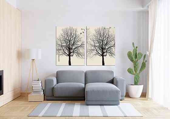 Модульна картина у вітальню/ спальню Дерева TLV-2_049 Київ