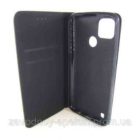Чехол книжка Realme C21Y C25Y Premium Case (черный) Одеса