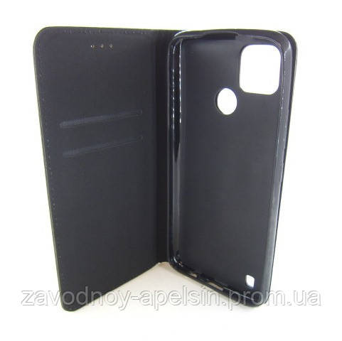 Чехол книжка Realme C21Y C25Y Premium Case (черный) Одеса - фото 3