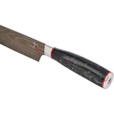 Кухонный нож MasterPro Tetsu, сантоку, 17.5 см, чорний (BGMP-4128-MBK) Винница