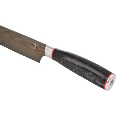 Кухонний ніж MasterPro Tetsu, сантоку, 17.5 см, чорний (BGMP-4128-MBK) Вінниця - фото 4