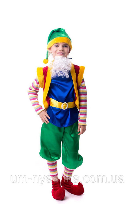 Детский новогодний костюм Лесного гнома Ельфа Кривой Рог - изображение 3