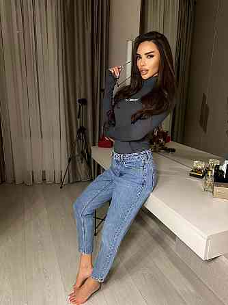 Жіночий стильний теплий боді джерсі з начосом Графіт, 42/44 Одеса